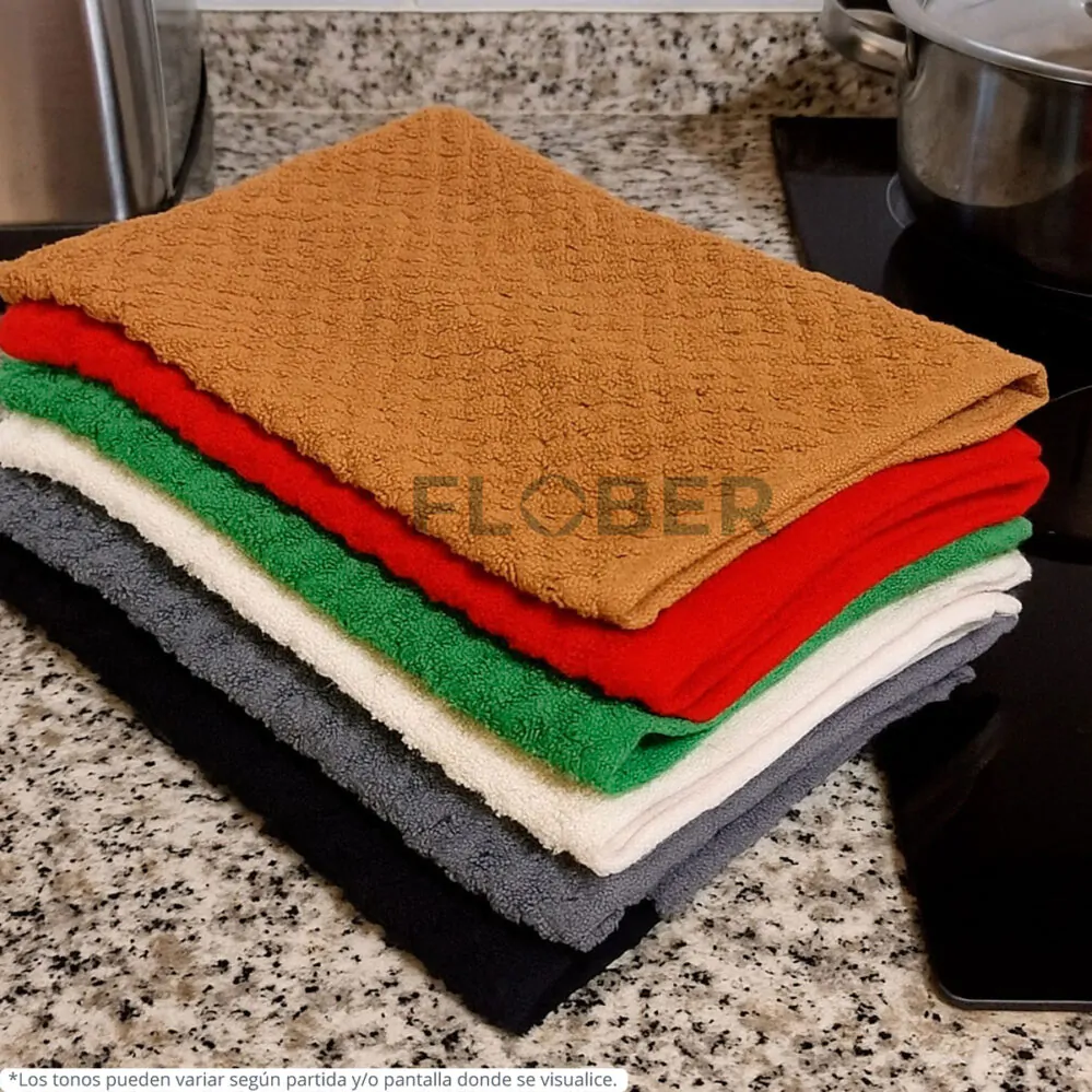 Medidas 50x50cm: Repasador Premium Linea Kitchen Puro Algodón Medidas 50x50cm: Repasador Premium Linea Kitchen Puro Algodón 2