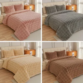 Para 2, 2 ½ y Queen Size: Edredón Importado Premium Con Relleno y 2 Fundas Con Cierre de Regalo!