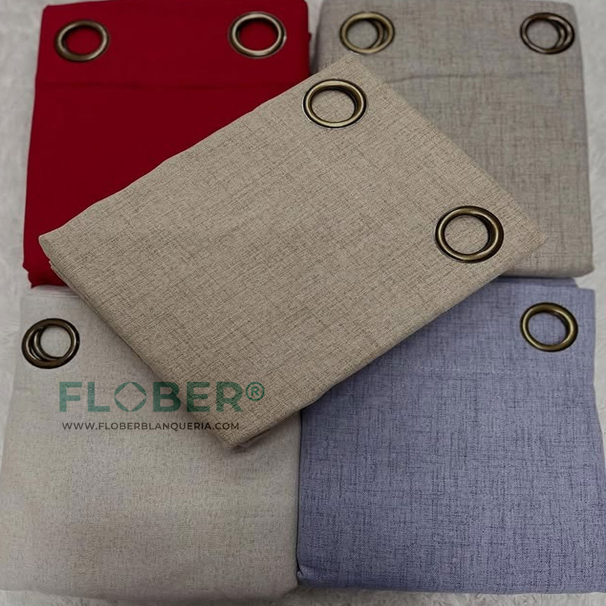 JUEGO DE CORTINAS LARGAS EN TELA BLACKOUT IMPORTADAS (NO SE DERRITEN CON EL SOL)