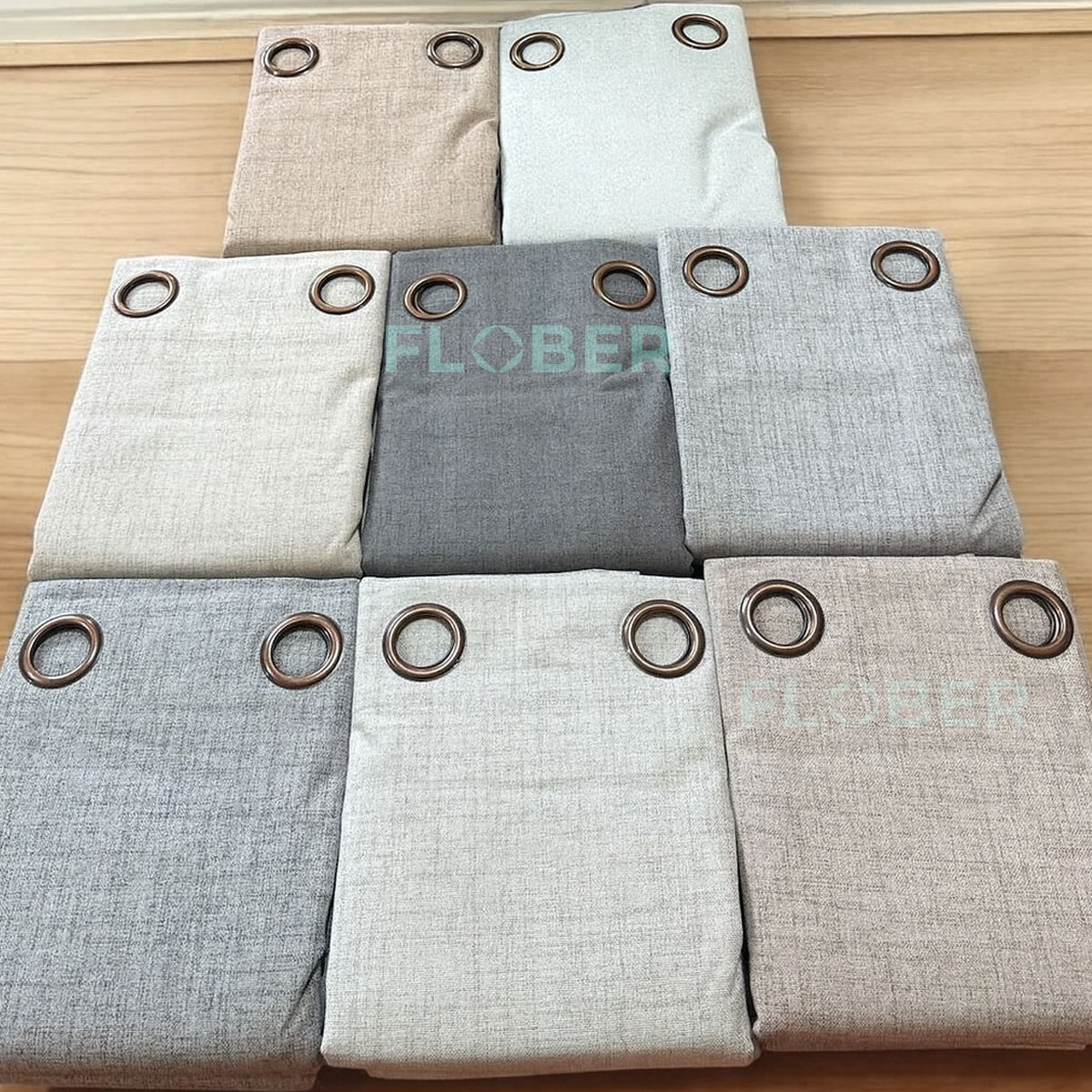 JUEGO DE CORTINAS LARGAS EN TELA BLACKOUT IMPORTADAS (NO SE DERRITEN CON EL SOL)