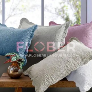 Medidas 75x55cm c/u:2 (Dos) Fundas Decorativas Importadas Premium Matelasse Con Pestaña
